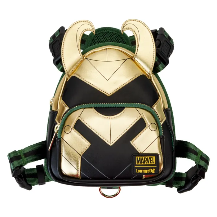 Loki Cosplay Mini Backpack Dog Harness Unisex Loungefly Pet Accessories