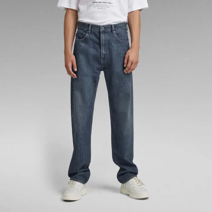 Loose Men GStar RAW Type 49 Relaxed Straight Jeans Antique Cosmic Blue