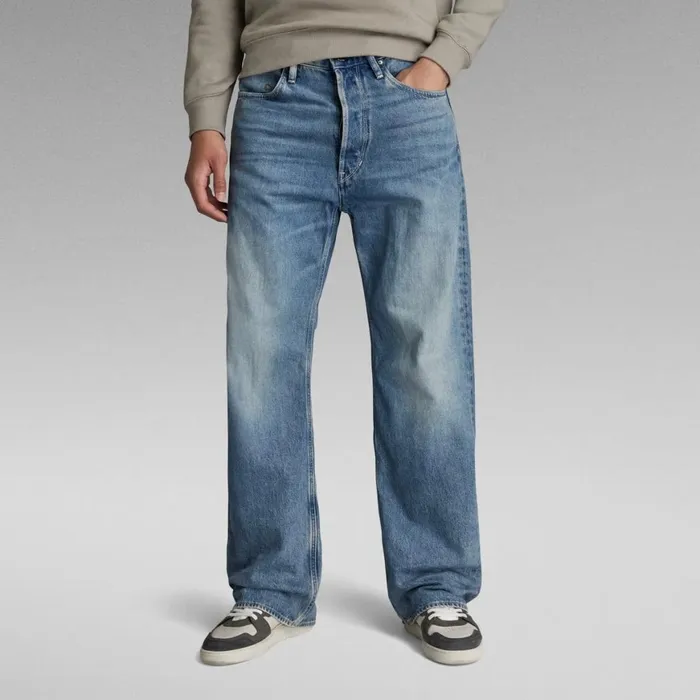 Loose Men GStar RAW Type 96 Loose Jeans Faded Blue Blizzard