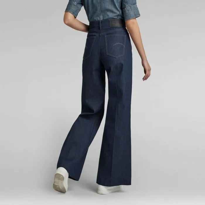 Loose Women GStar RAW Deck Ultra High Wide Leg Jeans Raw Denim
