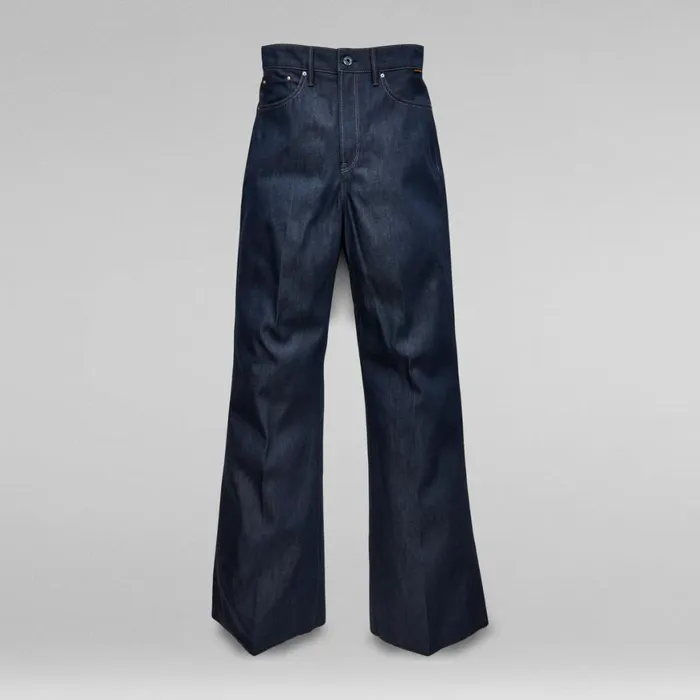 Loose Women GStar RAW Deck Ultra High Wide Leg Jeans Raw Denim