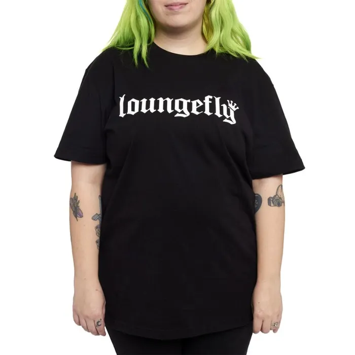 Loungefly 25th Anniversary Logo Black Tee Unisex Loungefly Apparel