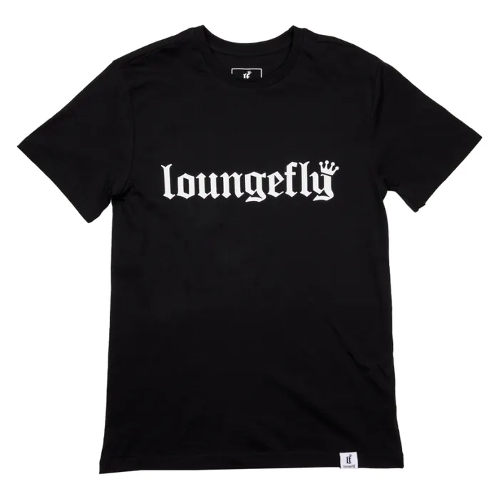 Loungefly 25th Anniversary Logo Black Tee Unisex Loungefly Apparel Loungefly 25th Anniversary Logo Black Tee Unisex Loungefly Apparel