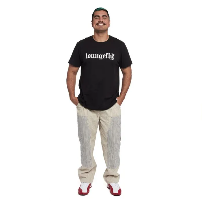 Loungefly 25th Anniversary Logo Black Tee Unisex Loungefly Apparel Loungefly 25th Anniversary Logo Black Tee Unisex Loungefly Apparel