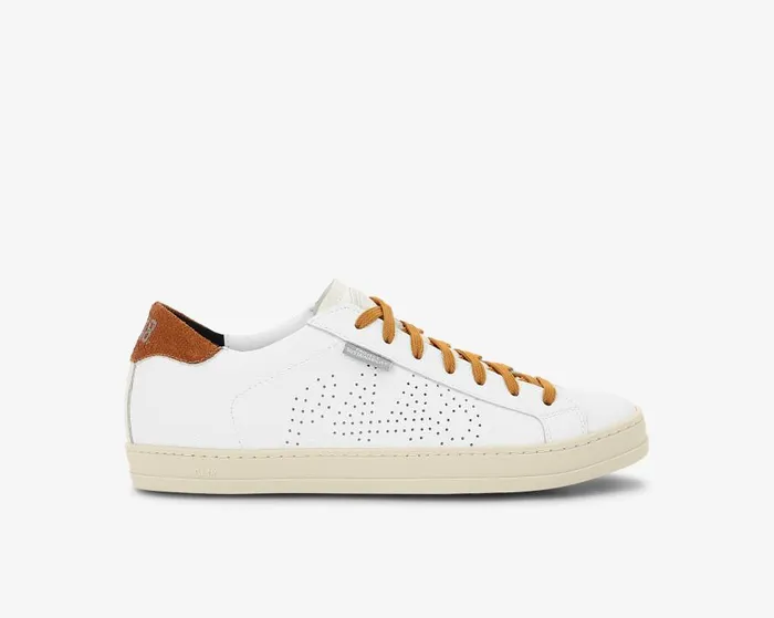 Low Tops Mens P448 John Lionfish WhiteMustard