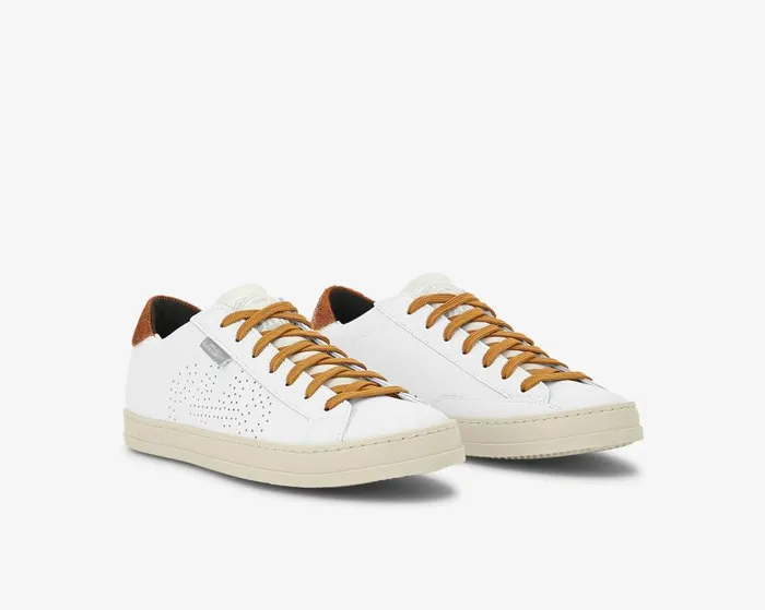 Low Tops Mens P448 John Lionfish WhiteMustard