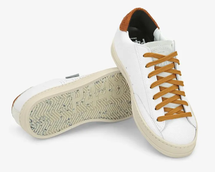 Low Tops Mens P448 John Lionfish WhiteMustard