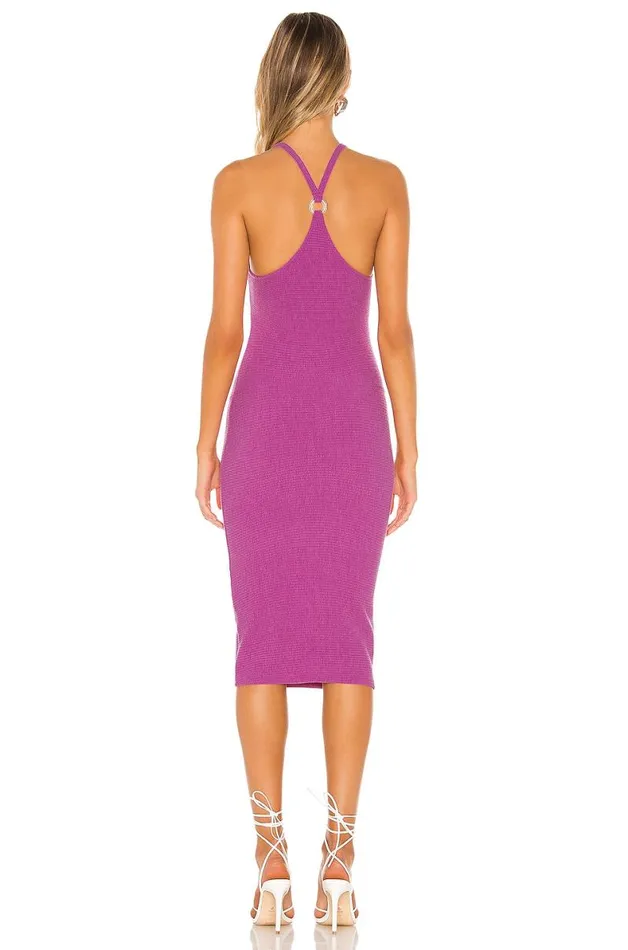 Lydia Midi Dress Punch Purple Women Lovers and Friends Dresses