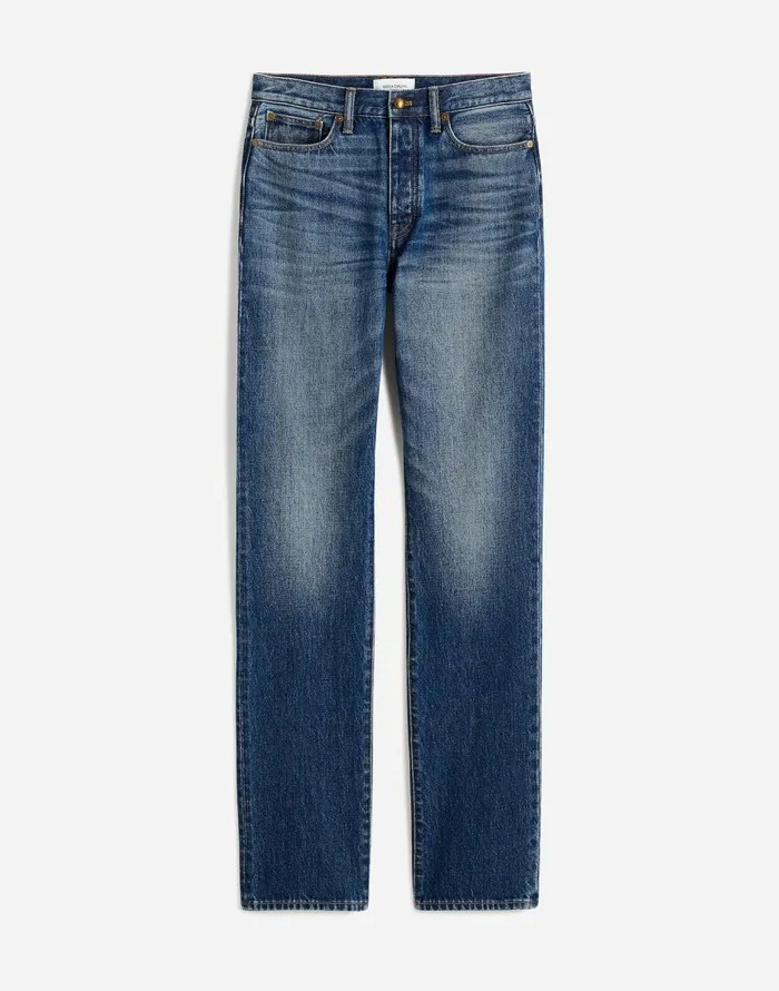 Madewell Alexa Chung For Madewell HighRise Straight Jean In Allendale Wash Allendale Wash Women Jeans