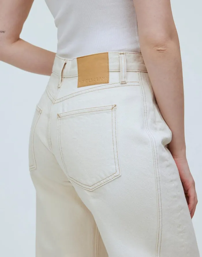 Madewell B Sides Relaxed Lasso Cuffed Jeans Clair Rinse Women Jeans