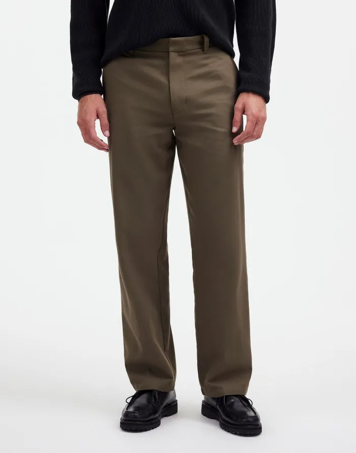 Madewell CottonWool Blend Trousers Capers Men Pants