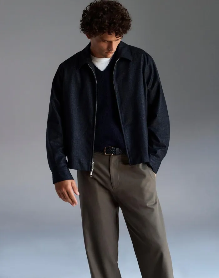 Madewell CottonWool Blend Trousers Capers Men Pants