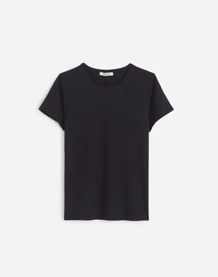 Madewell Essential Fit Tee Jet Black Women Tees