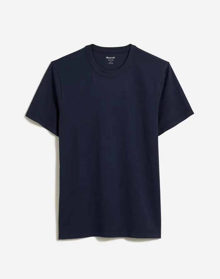 Madewell GarmentDyed Allday Crewneck Tee Twilight Men Tees
