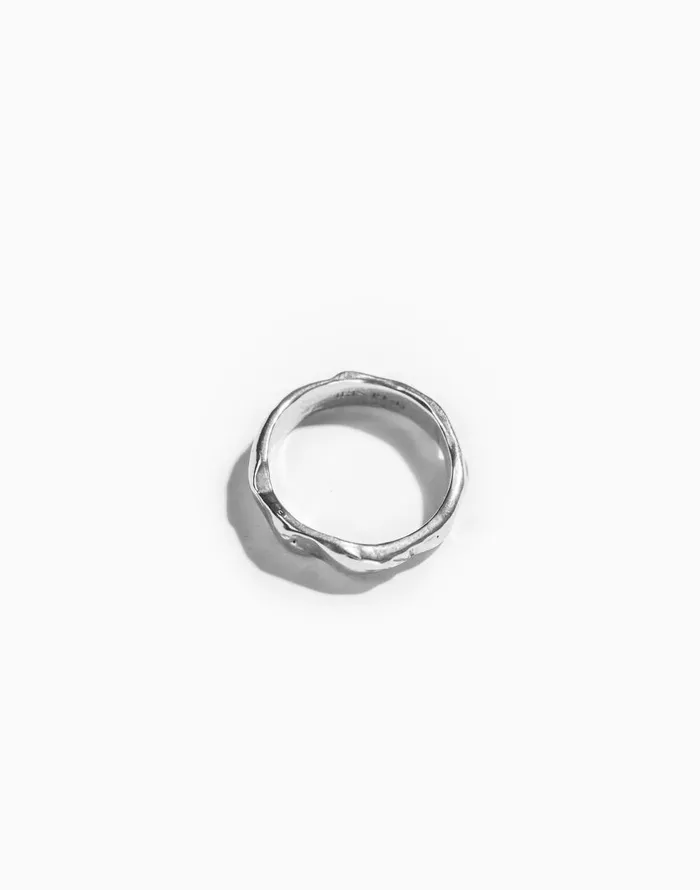 Madewell Iris 1956 Jewelry Flow Band Ring Silver Women Jewelry