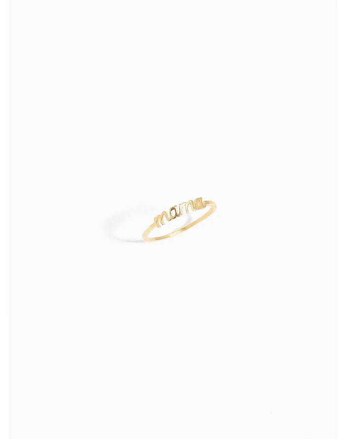 Madewell Katie Dean Jewelry Mama Ring Gold Women Jewelry