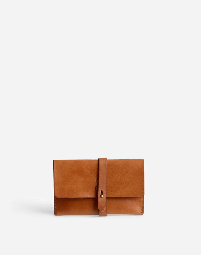 Madewell MINGA Leather Wrap Wallet Honey Women Pouches and Wallets