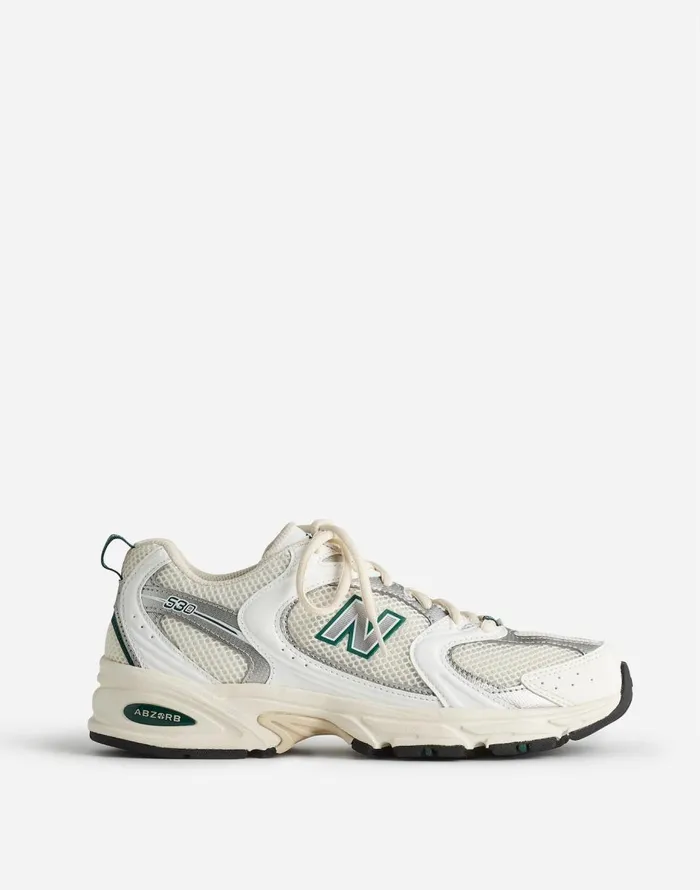 Madewell New Balance Unisex 530 Sneakers Sea Salt White Marsh Green Women Sneakers