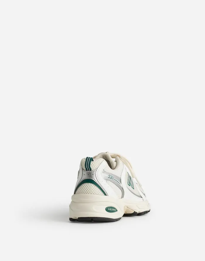Madewell New Balance Unisex 530 Sneakers Sea Salt White Marsh Green Women Sneakers