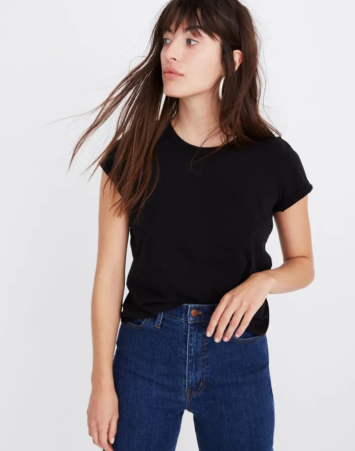 Madewell Northside Vintage Tee True Black Women Tees