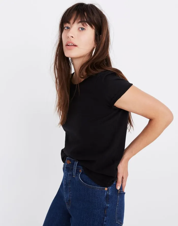 Madewell Northside Vintage Tee True Black Women Tees