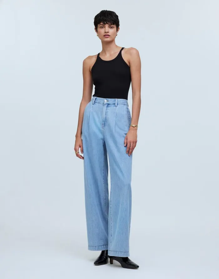 Madewell Supima Rib 03990s Tank True Black Women Tees