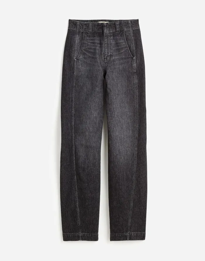 Madewell Tapered Denim Trousers In Robles Wash Robles Wash Women Jeans
