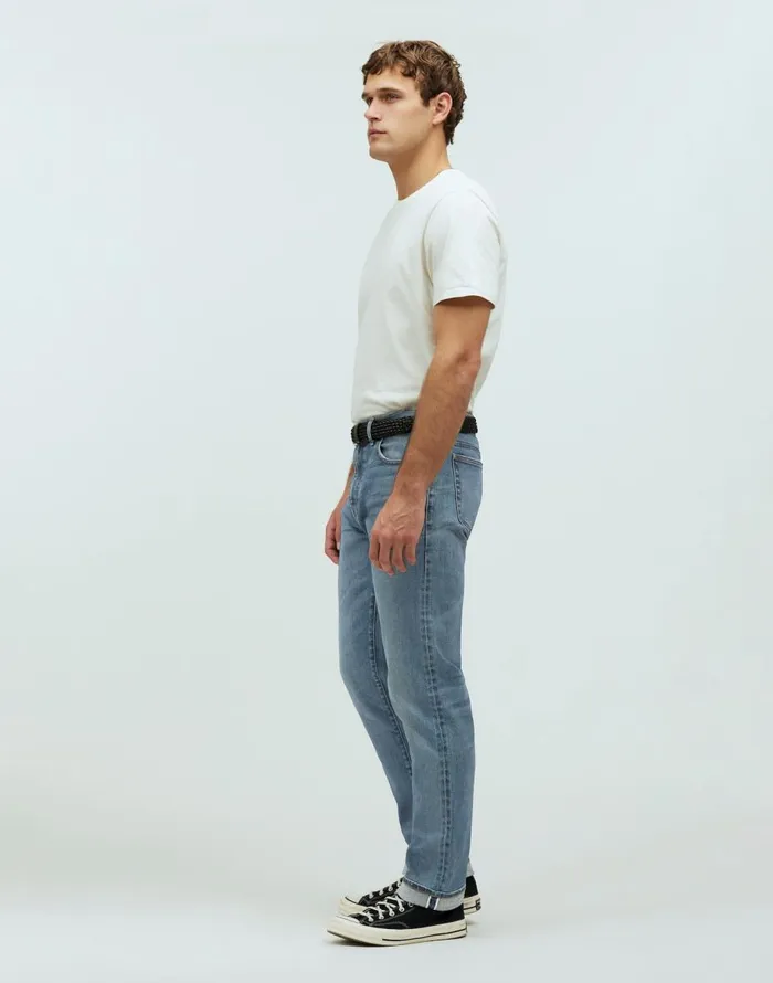 Madewell The 1991 StraightLeg Stretch Selvedge Jean Loyola Wash Men Jeans