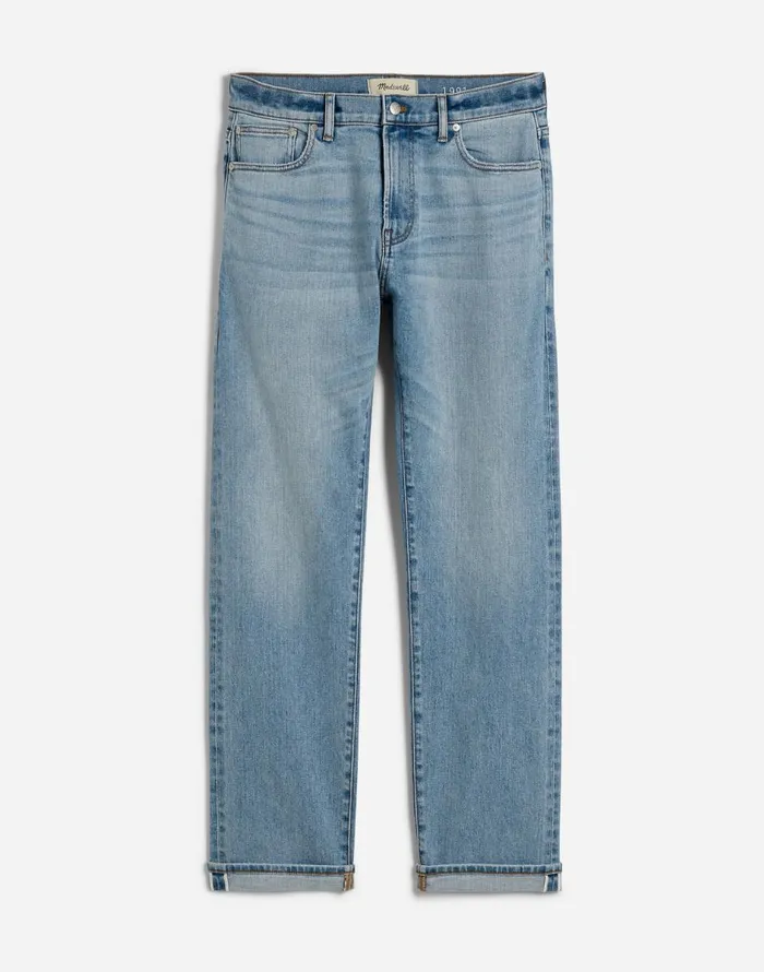 Madewell The 1991 StraightLeg Stretch Selvedge Jean Loyola Wash Men Jeans
