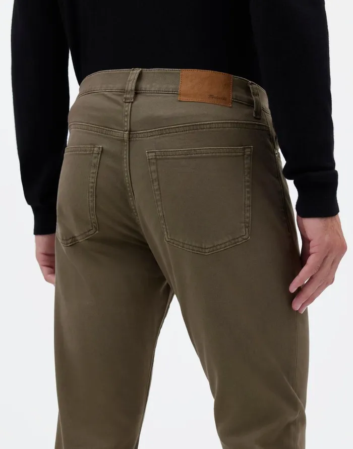 Madewell The Athletic Allday Slim Pant Driftwood Brown Men Jeans