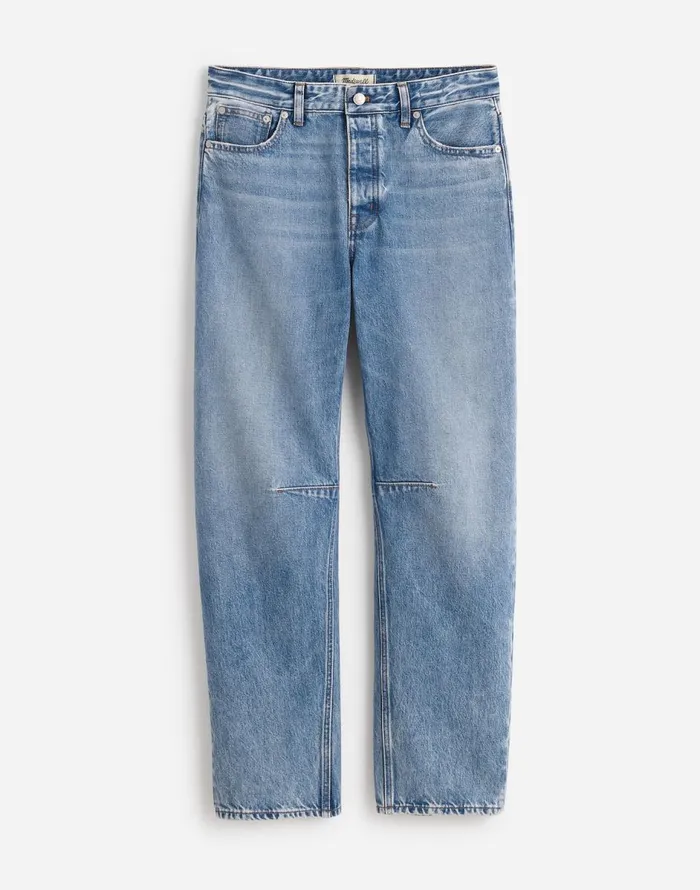 Madewell The Darted BarrelLeg Jean Dobbins Wash Women Jeans