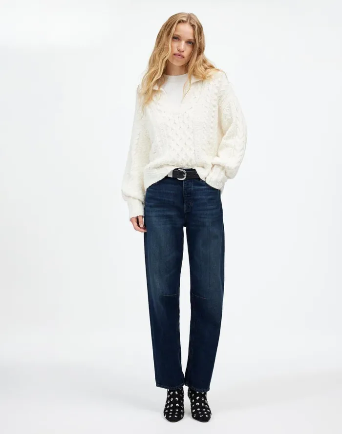 Madewell The Darted BarrelLeg Jean Softdrape Edition Leeds Wash Women Jeans