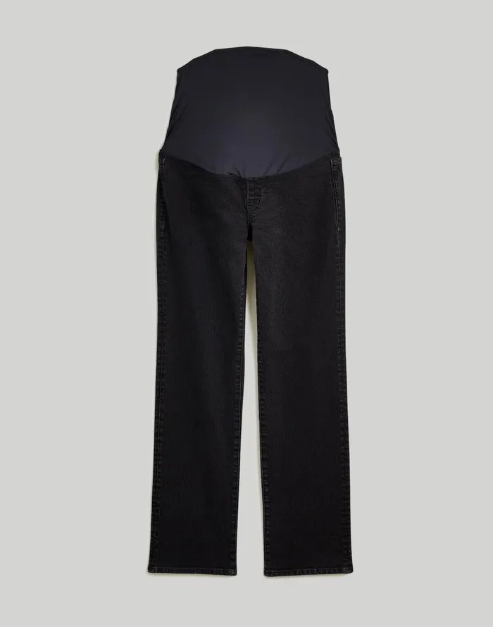Madewell The Maternity OverTheBelly 03990s Straight Jean In Belmere Wash Belmere Wash Women Jeans