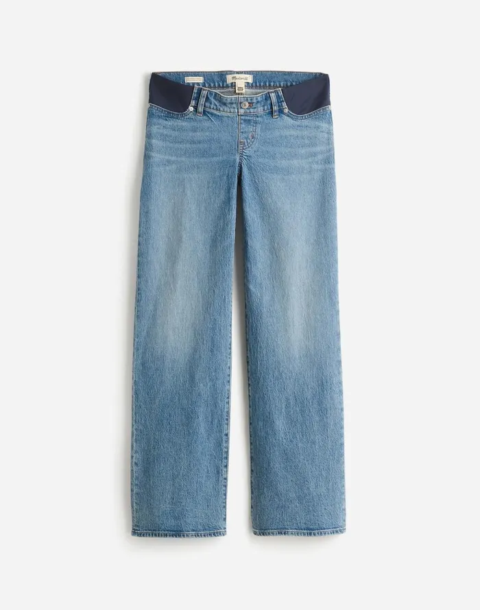 Madewell The Maternity SidePanel Perfect Vintage WideLeg Jean In Enmore Wash Enmore Wash Women Jeans Madewell The Maternity SidePanel Perfect Vintage WideLeg Jean In Enmore Wash Enmore Wash Women Jeans