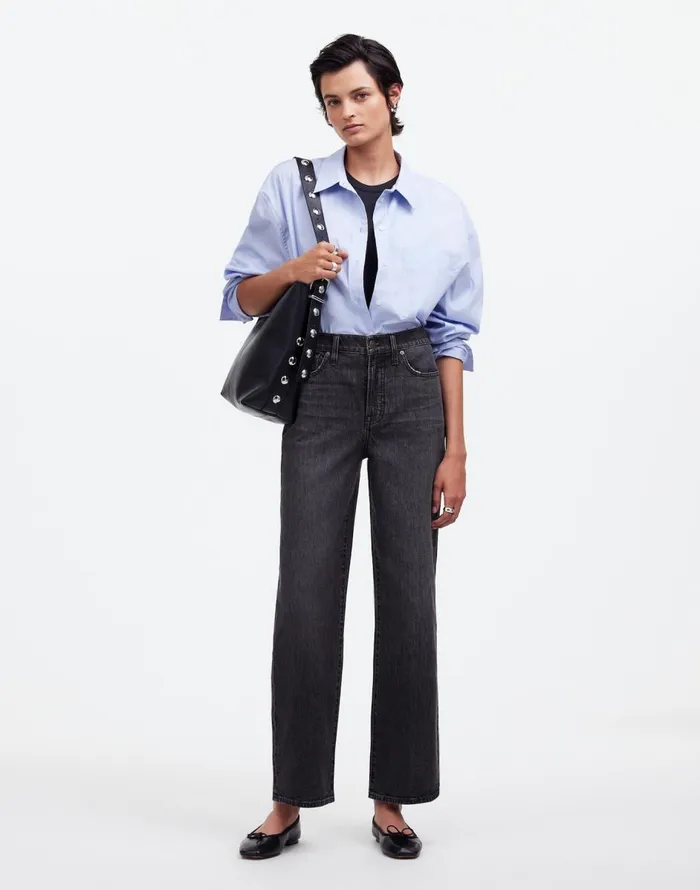 Madewell The Perfect Vintage WideLeg Crop Jean Robles Wash Women Jeans