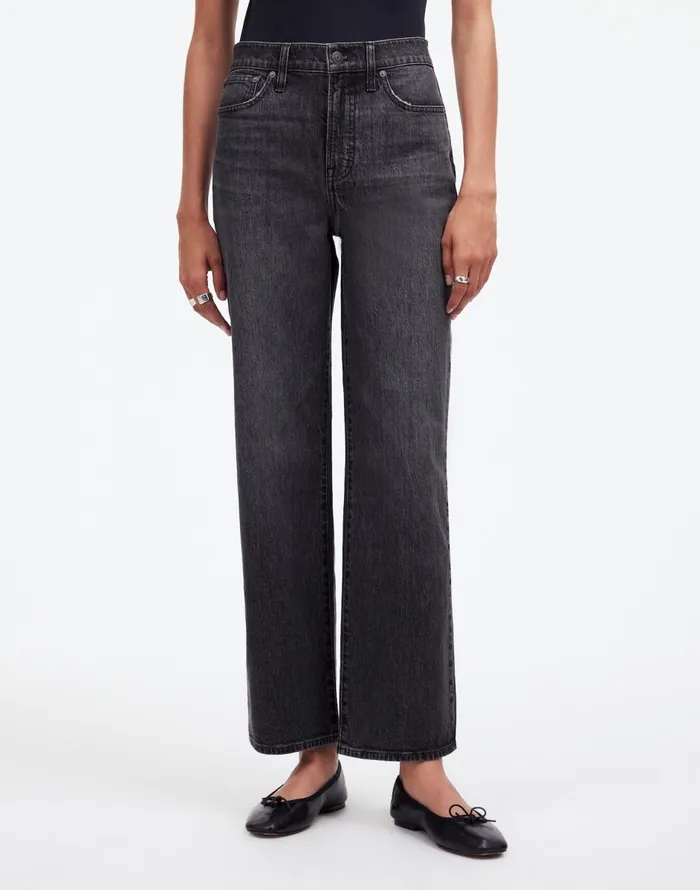 Madewell The Perfect Vintage WideLeg Crop Jean Robles Wash Women Jeans