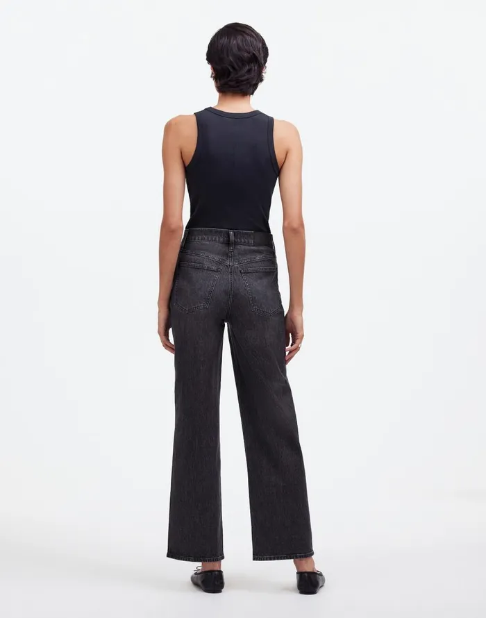 Madewell The Perfect Vintage WideLeg Crop Jean Robles Wash Women Jeans