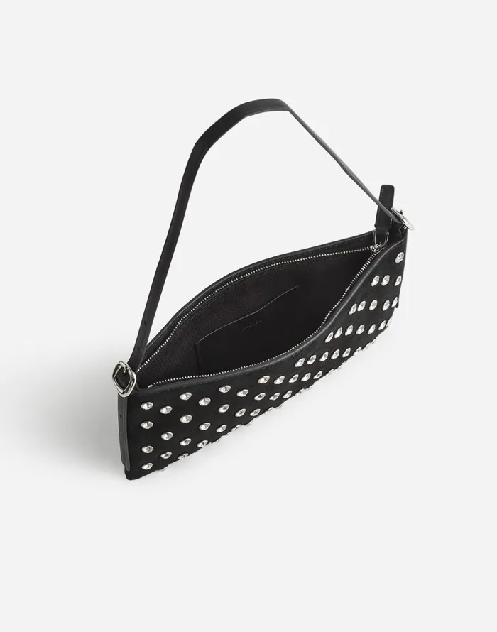 Madewell The SculpturalBuckle Mini Shoulder Bag True Black Multi Women Bags