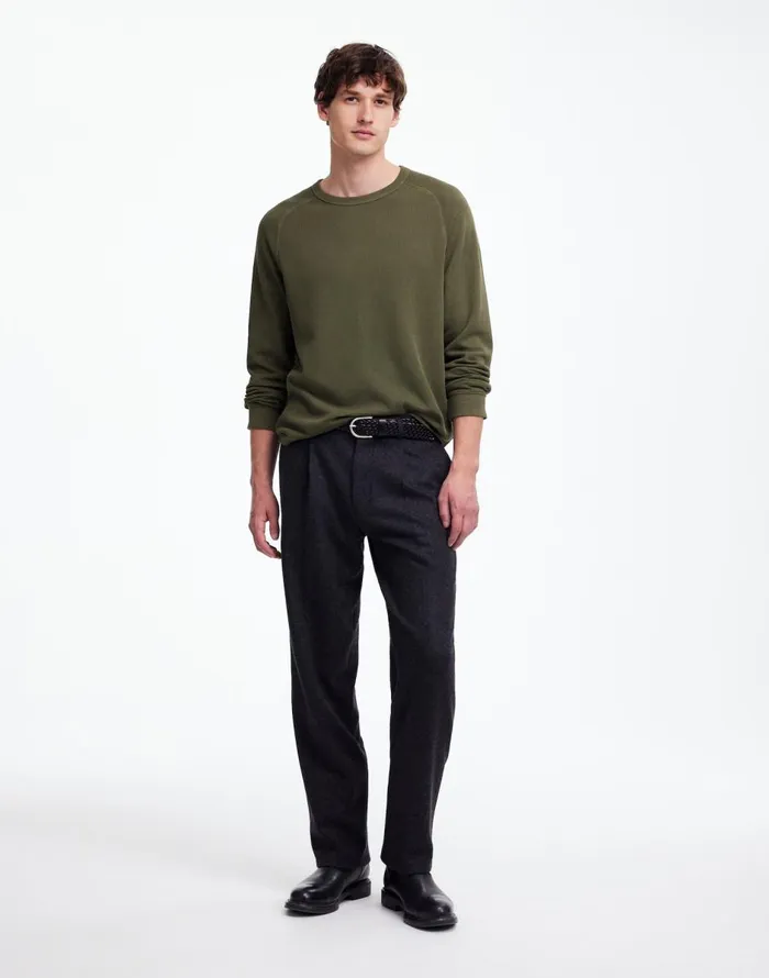 Madewell Thermal LongSleeve Tee Dried Olive Men Tees