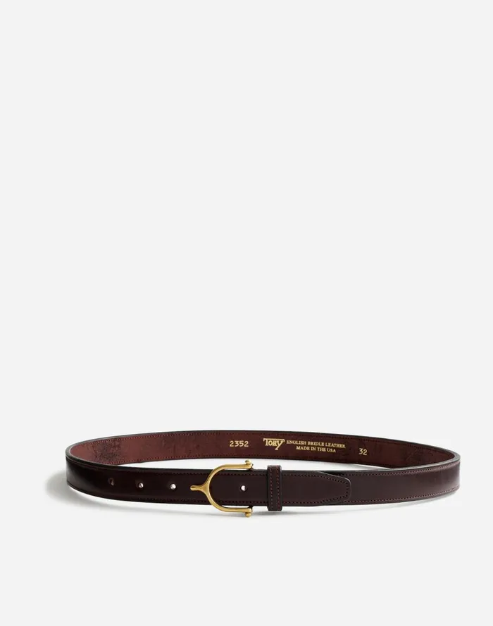 Madewell Tory Leather Spur Belt Havana Men Belts