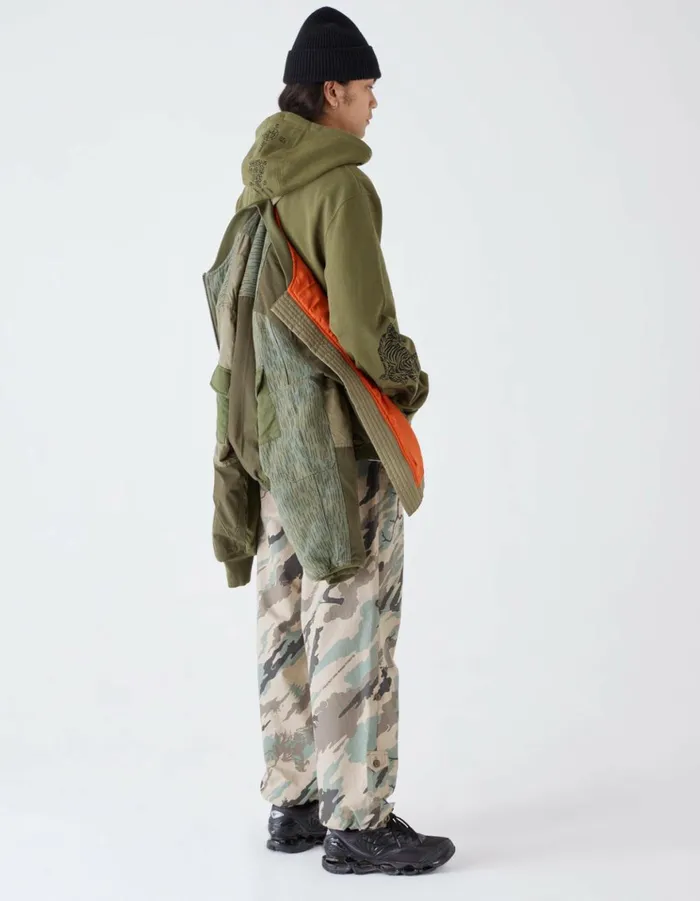 Maharishi Jackets 4274 Upcycled WEP MA1 Flight Jacket Olive 8211 Men