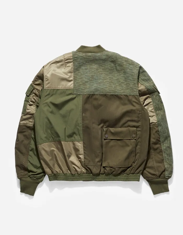 Maharishi Jackets 4274 Upcycled WEP MA1 Flight Jacket Olive 8211 Men