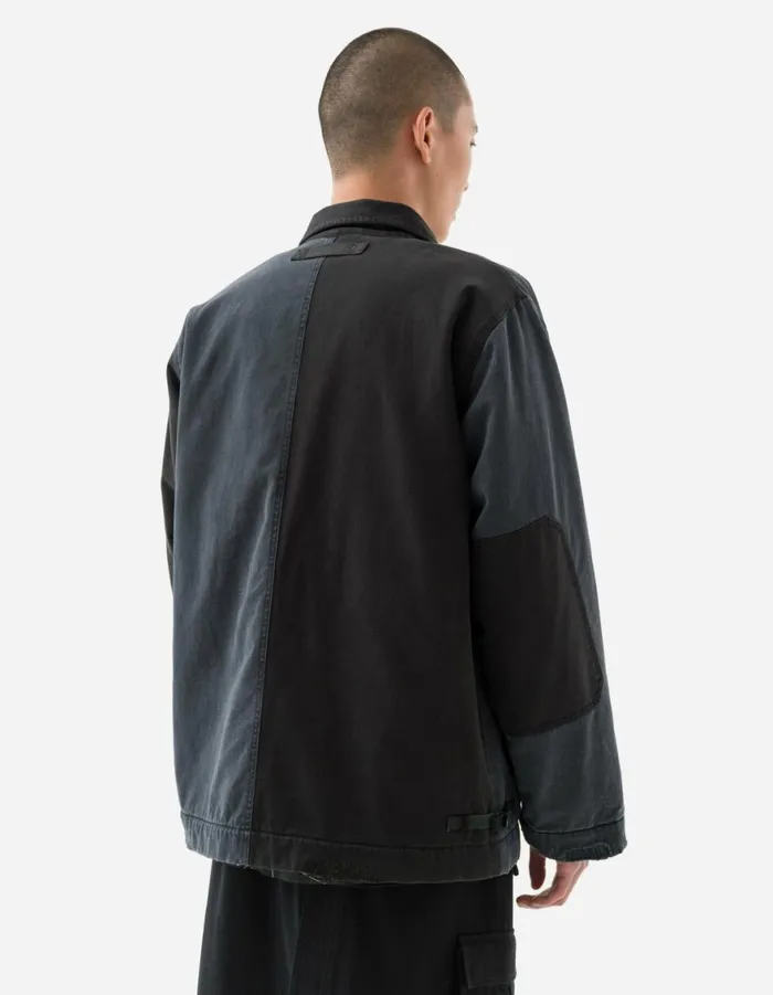 Maharishi Jackets 6025 Maha Boro Deck Jacket BlackCharcoal 8211 Men