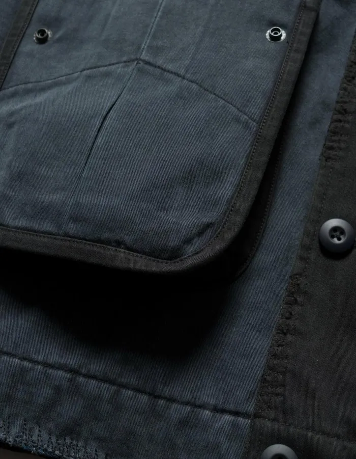 Maharishi Jackets 6025 Maha Boro Deck Jacket BlackCharcoal 8211 Men