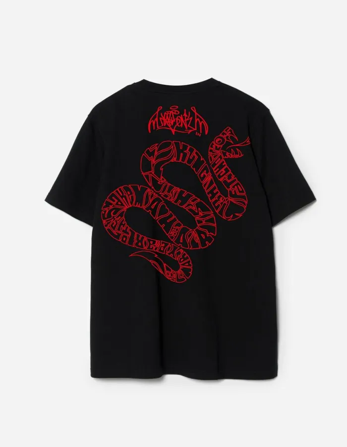 Maharishi Short Sleeve TShirts 1464 Kay One Year Of The Snake TShirt Black 8211 Men Maharishi Short Sleeve TShirts 1464 Kay One Year Of The Snake TShirt Black 8211 Men