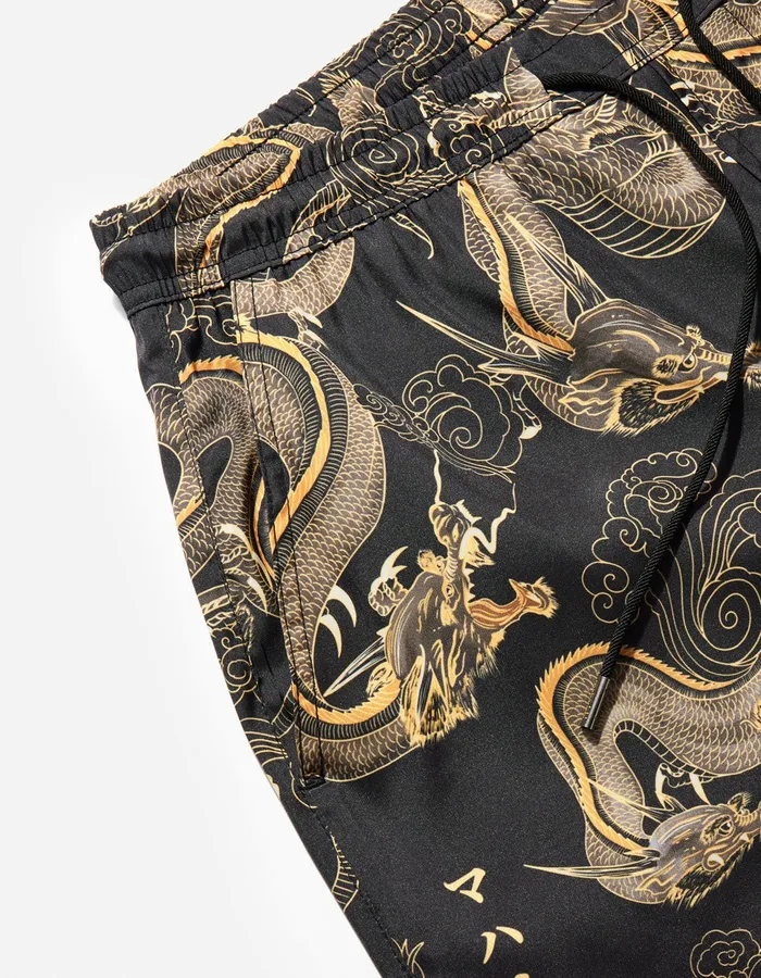 Maharishi Swim Shorts 1549 Dragon Swim Shorts Black 8211 Men