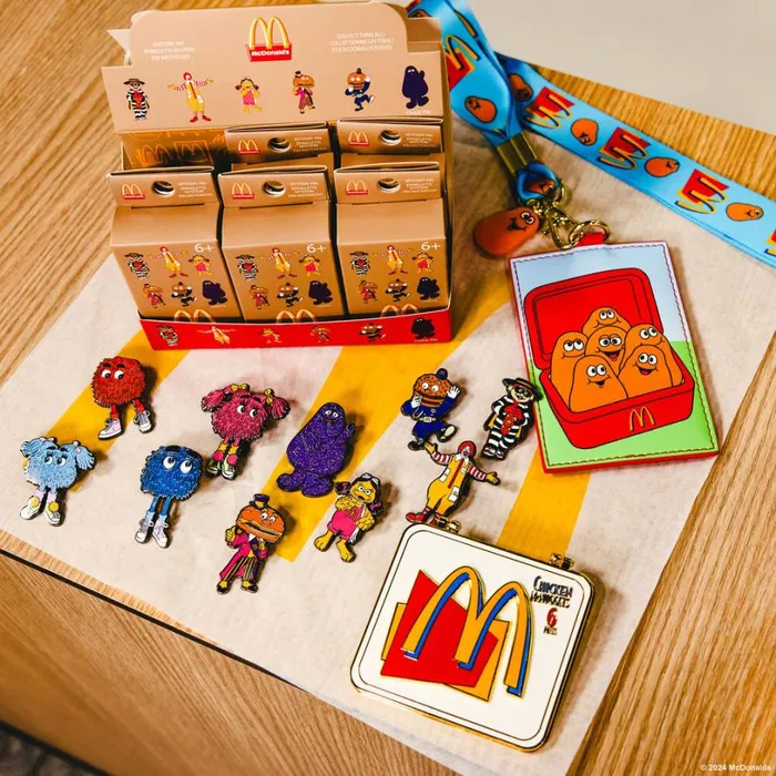 McDonald039s Happy Meal McNugget Buddies 3 Unisex Loungefly Enamel Pins McDonald039s Happy Meal McNugget Buddies 3 Unisex Loungefly Enamel Pins