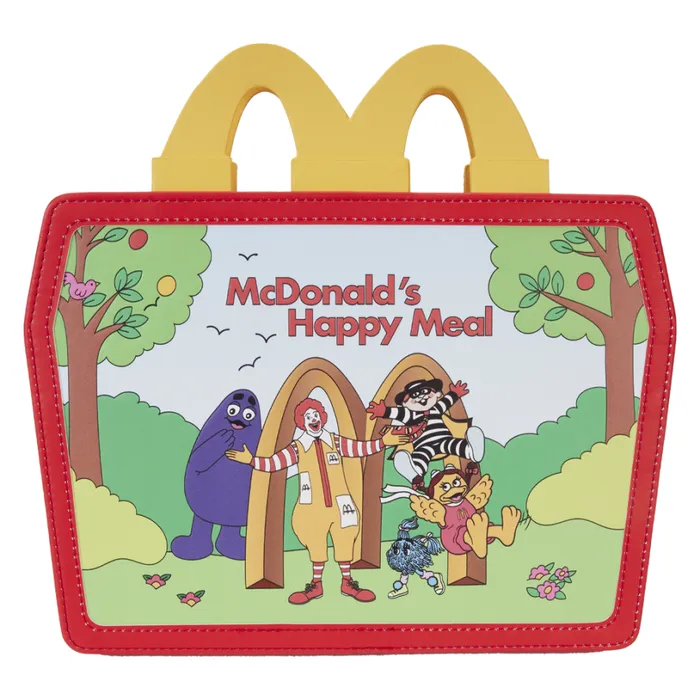 McDonald039s Vintage Happy Meal Lunchbox Stationery Journal Unisex Loungefly Small Accessories McDonald039s Vintage Happy Meal Lunchbox Stationery Journal Unisex Loungefly Small Accessories