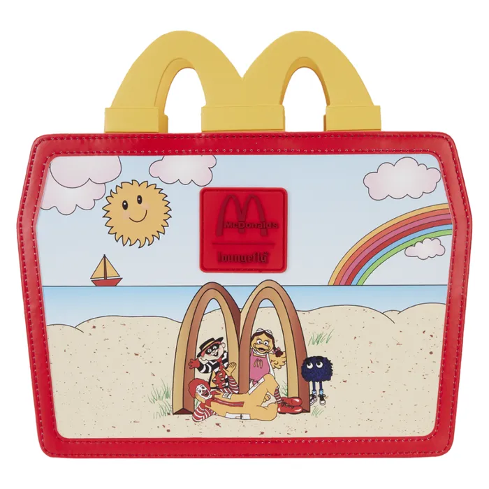 McDonald039s Vintage Happy Meal Lunchbox Stationery Journal Unisex Loungefly Small Accessories McDonald039s Vintage Happy Meal Lunchbox Stationery Journal Unisex Loungefly Small Accessories