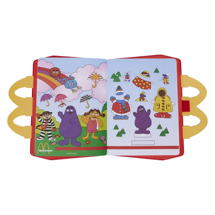 McDonald039s Vintage Happy Meal Lunchbox Stationery Journal Unisex Loungefly Small Accessories McDonald039s Vintage Happy Meal Lunchbox Stationery Journal Unisex Loungefly Small Accessories